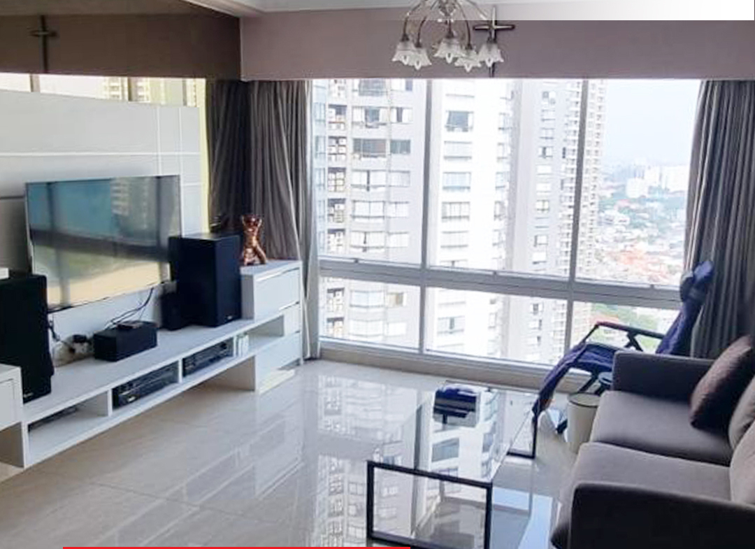 Taman Anggrek Condominium, Fully Furnished, 2 Bedroom 88sqm, Middle Floor