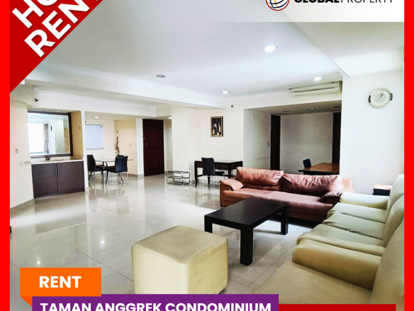 Combined Unit, Taman Anggrek Condominium, Fully Furnished, 4 Bedrooms