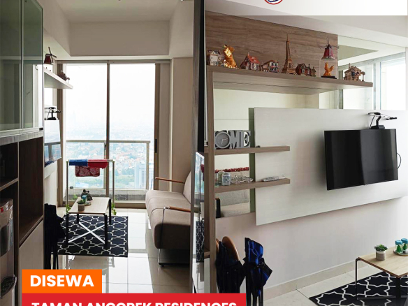Fully Furnished, Taman Anggrek Residences, 2 Bedroom, Middle Floor, West Jakarta