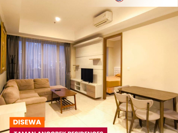 Taman Anggrek Residences Tipe Condo 2 Bed, Fully Furnished, Low Floor