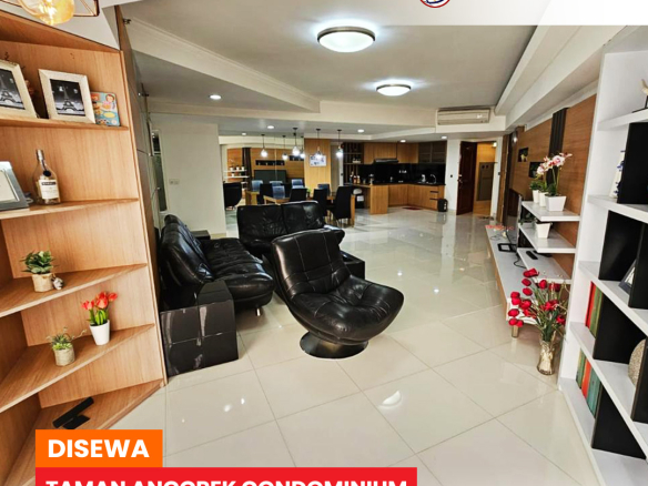 Good Condition, Fully Furnished, Taman Anggrek Condominium, 3 Bedrooms, Low Floor