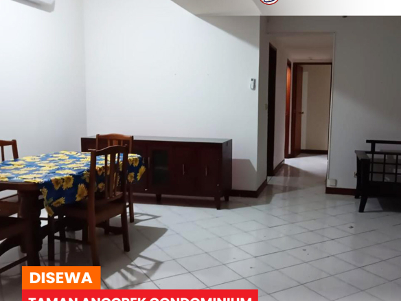 Fully Furnished 3 Bedrooms, Low Floor di Taman Anggrek Condominium