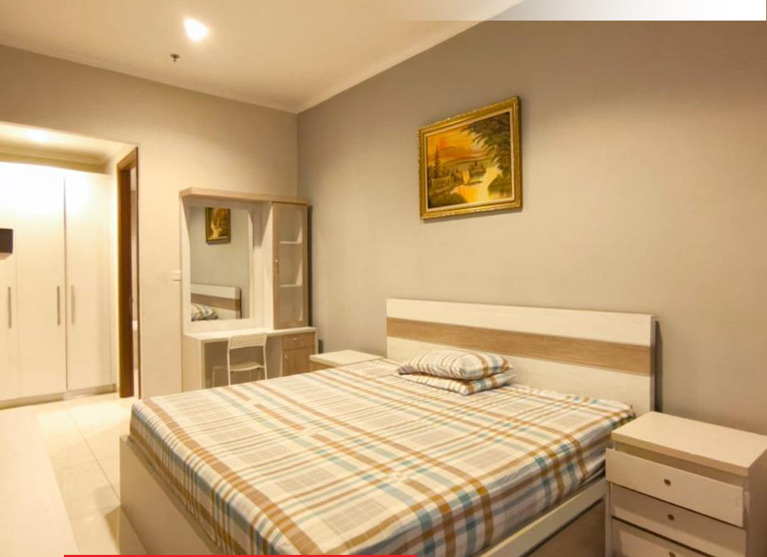 Taman Anggrek Residences Tipe Condo 2 Bed, Fully Furnished, Low Floor