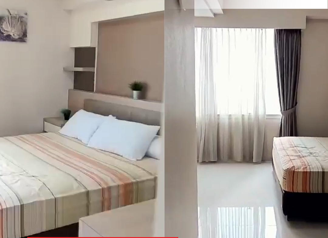 Fully Furnished, Taman Anggrek Condominium 2 Bed, Middle Floor, City View