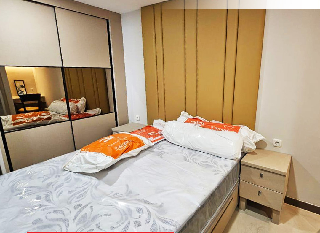 Good Condition, Taman Anggrek Condominium 2 Bedroom, Fully Furnished, High Floor