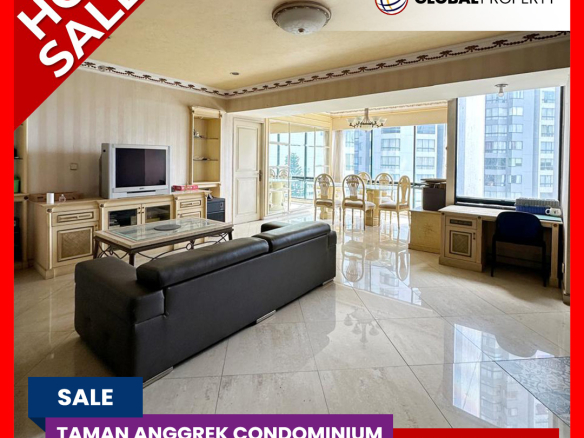 Combined Unit, Fully Furnished Bagus 3 Bedroom, Low Floor, Taman Anggrek Condominium
