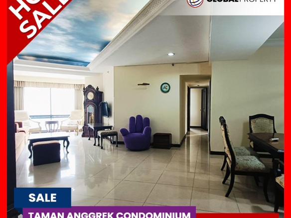 Good Condition, Taman Anggrek Condominium, Unfurnished, 3 Bedrooms, Low Floor