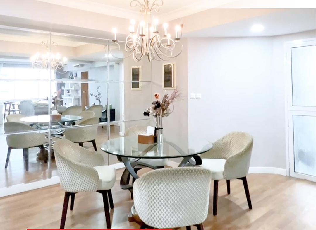 Combined Unit Good Condition Fully Furnished, 3 Bedrooms, Taman Anggrek Condominium