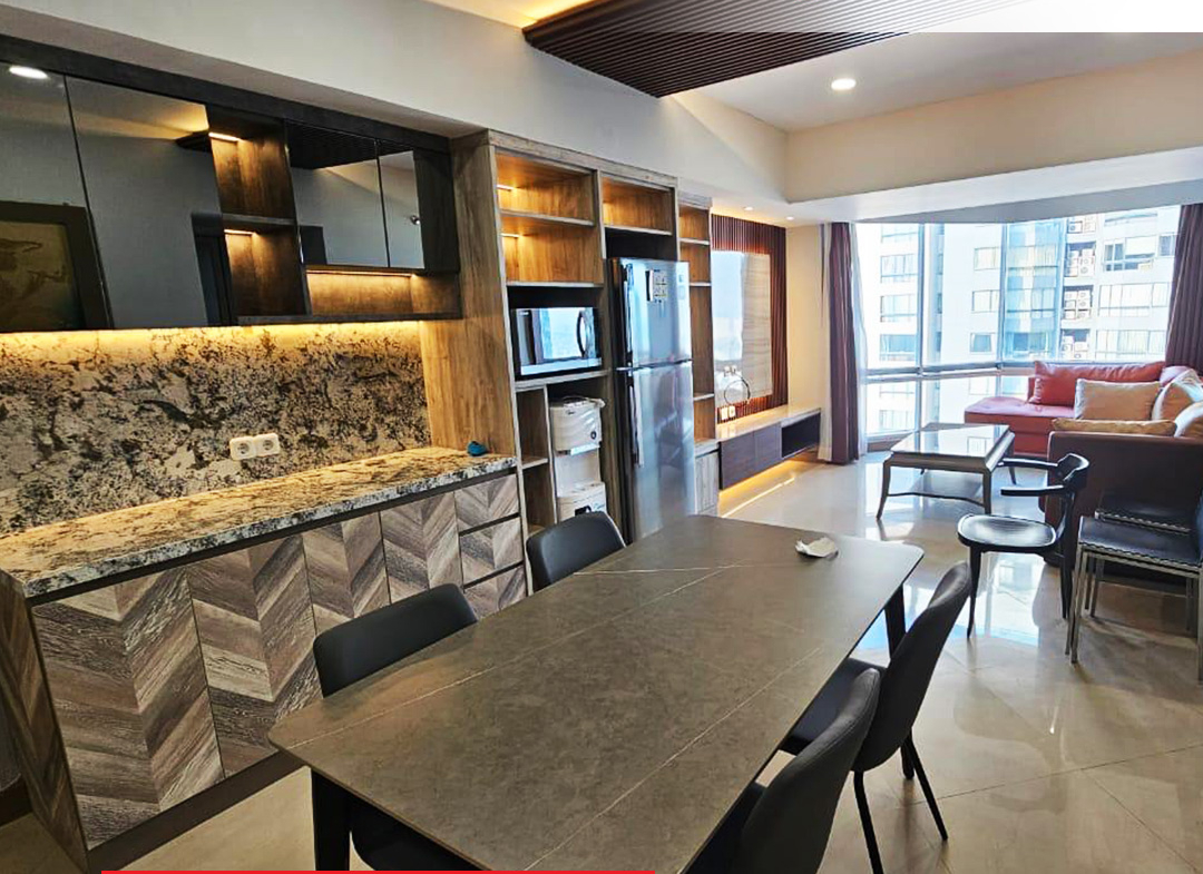 Good Condition, Taman Anggrek Condominium 2 Bedroom, Fully Furnished, High Floor