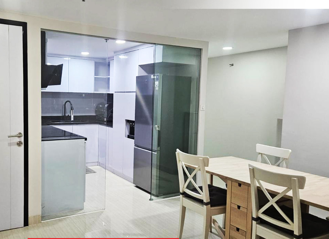 Good Condition, Taman Anggrek Condominium Fully Furnished 3 Bedroom 88sqm, Low Floor