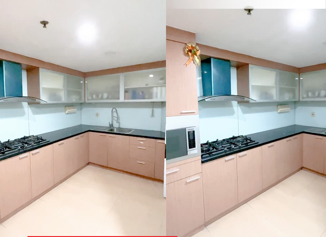 Combined Unit Good Condition Fully Furnished, 3 Bedrooms, Taman Anggrek Condominium