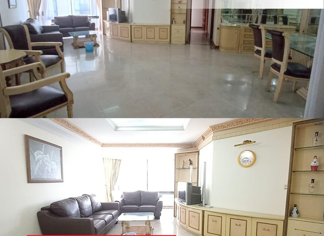 Termurah, Fully Furnished 3BR, Low Floor, Taman Anggrek Condominium