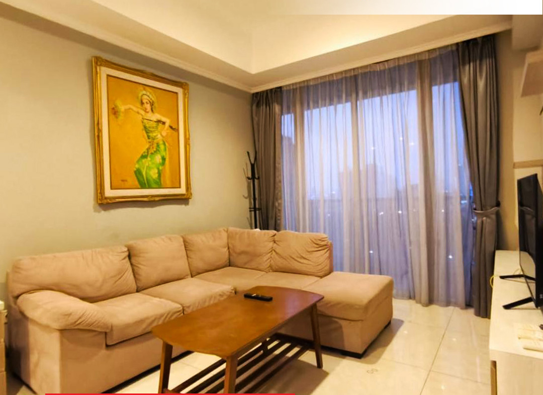 Taman Anggrek Residences Tipe Condo 2 Bed, Fully Furnished, Low Floor