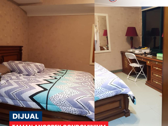 For Sale, Fully Furnished 3 Bedrooms, Middle Floor, Taman Anggrek Condominium