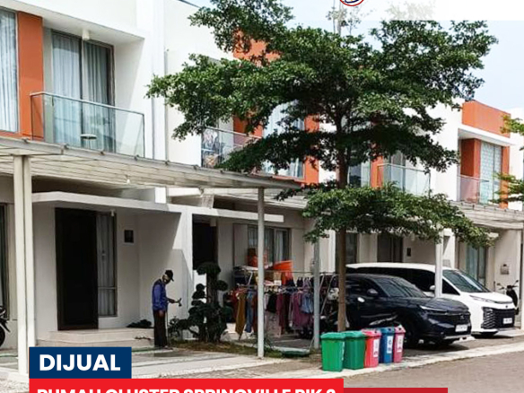 Dijual Rumah PIK 2 Cluster Springville Tipe Canna, Kosambi, Tangerang