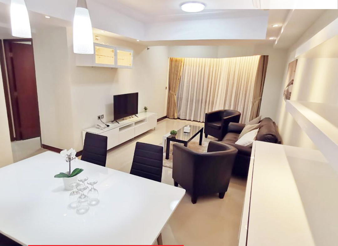 Taman Anggrek Condominium, 2 Bedroom, Fully Furnished 88m2, High Floor