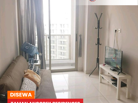 Taman Anggrek Residences 2 Kamar Tidur, Fully Furnished, Hadap Kolam Renang