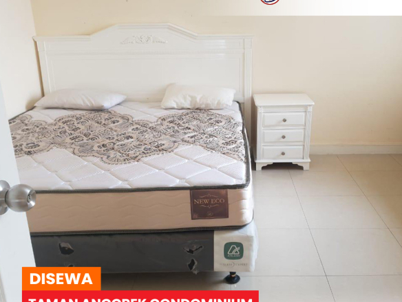 Disewa Taman Anggrek Condominium, Fully Furnished 3 Bedroom, Lantai Bawah