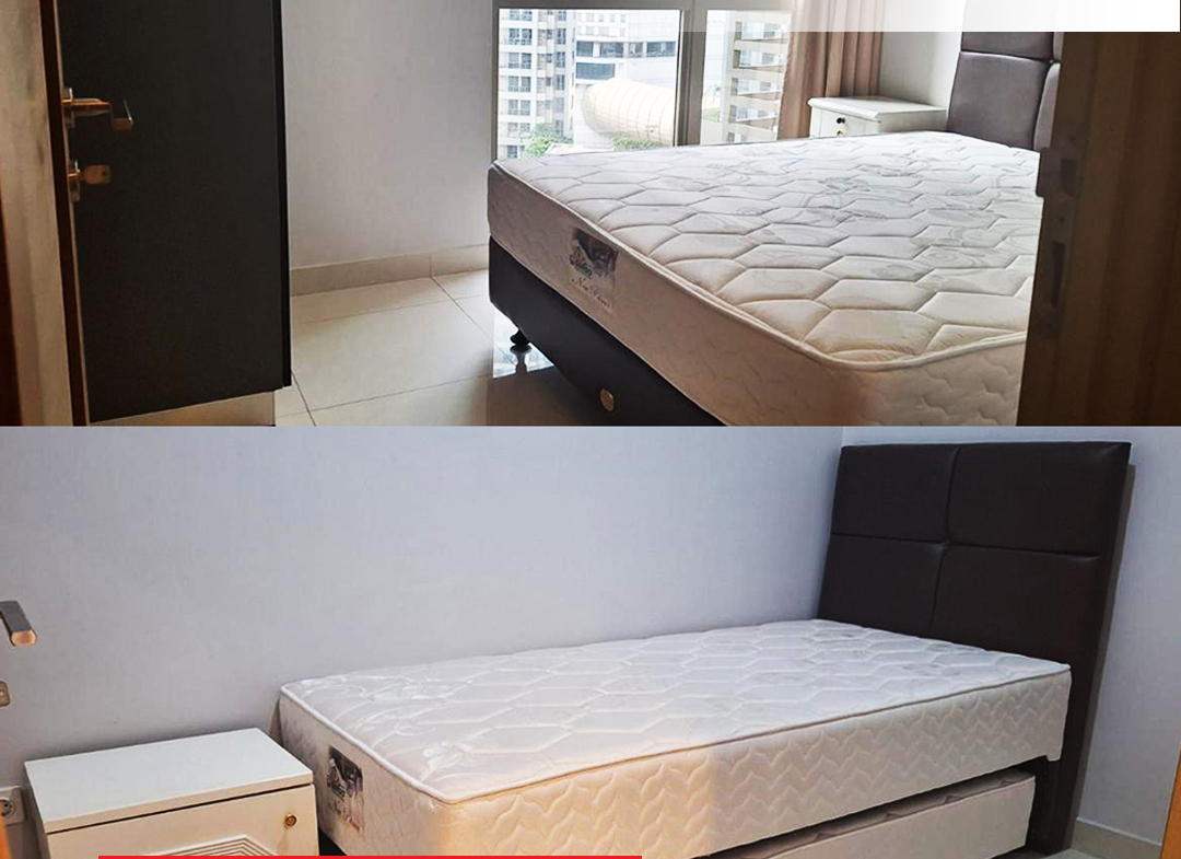 Disewa Taman Anggrek Residences, 2 Bedroom, Fully Furnished, Pool View
