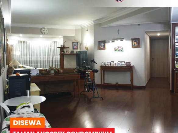 Disewa Murah Taman Anggrek Condominium, Fully Furnished, 3 Bedroom, Low Floor