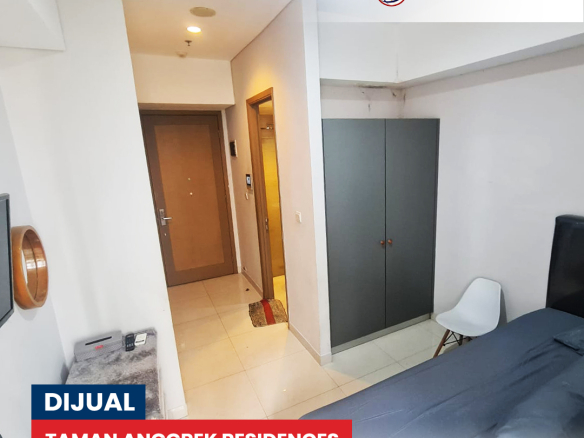Dijual Cepat Taman Anggrek Residences Tipe Studio Fully Furnished, Low Floor