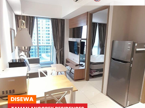 Taman Anggrek Residences Fully Furnished, 1 Bedroom 38sqm, Pool View