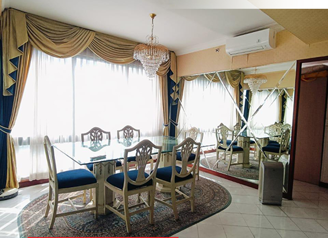 Combined Unit Fully Furnished, Taman Anggrek Condominium 3 Bedroom, Garden View