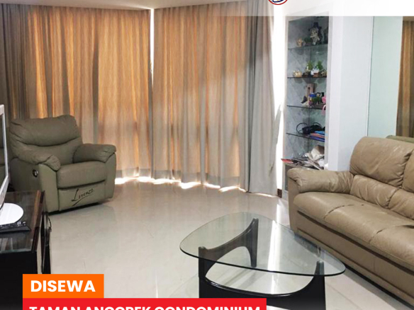 Termurah, Taman Anggrek Condominium Fully Furnished, 2 Bedroom, High Floor, City View