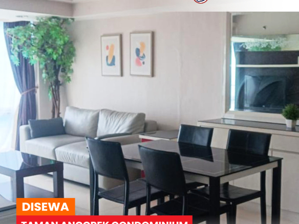 Rent Taman Anggrek Condominium, Fully Furnished 2 Bedroom, Middle Floor