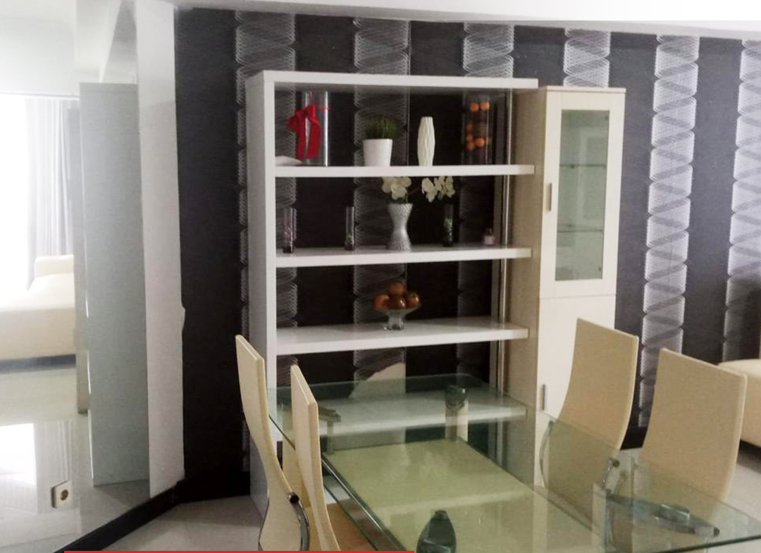 Dijual Fully Furnished 2 Bedroom 88sqm, Middle FLoor, Taman Anggrek Condominium