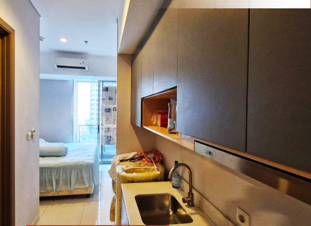 Dijual Taman Anggrek Residences, Studio 1 Bedroom 26sqm, Low Floor, Pool View