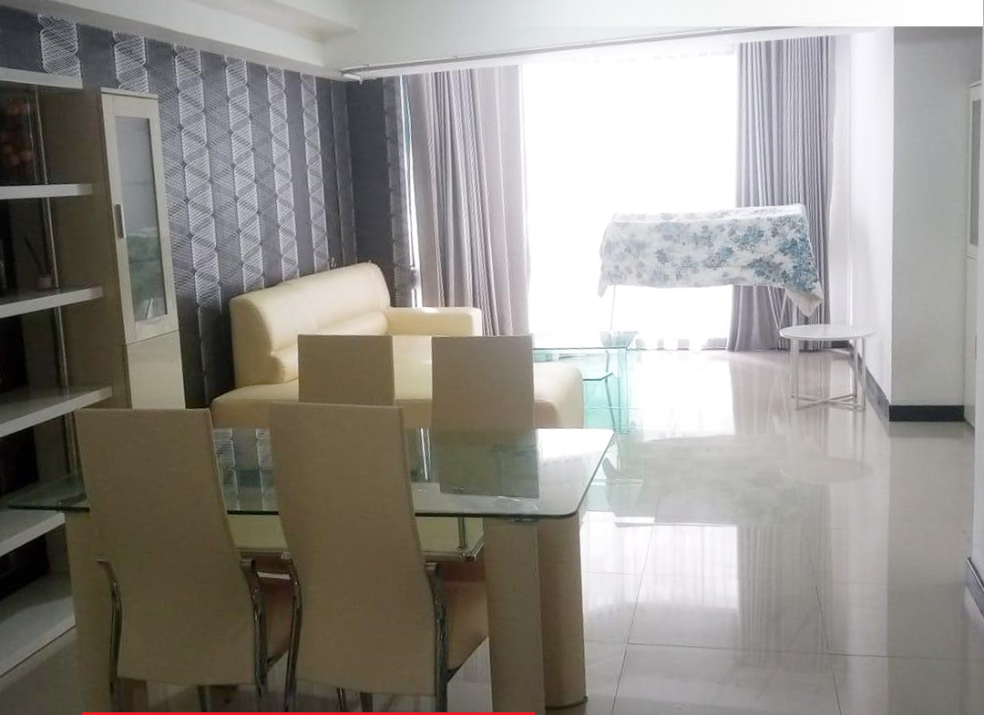 Dijual Fully Furnished 2 Bedroom 88sqm, Middle FLoor, Taman Anggrek Condominium