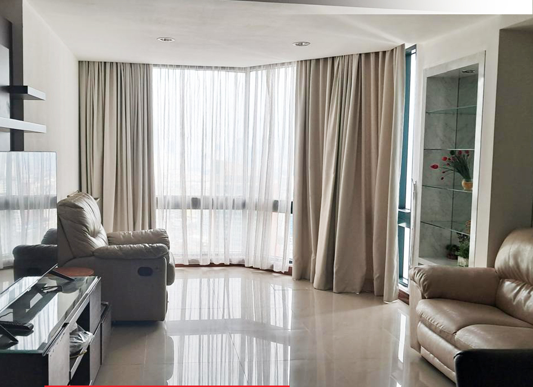 Fully Furnished, Taman Anggrek Condominium, 2 Bedroom, High Floor, City View