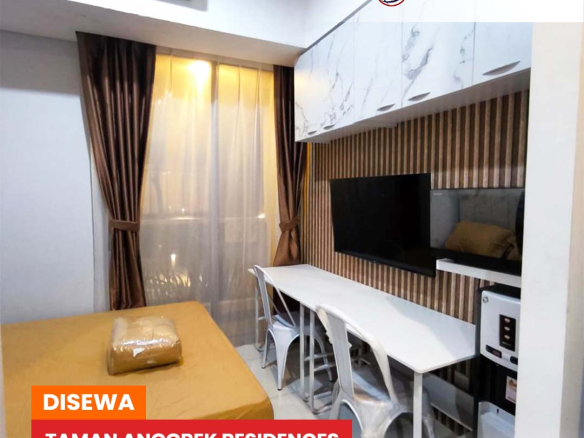 Taman Anggrek Residences, Tipe Studio 1 Bedroom, Fully Furnished, Pool View