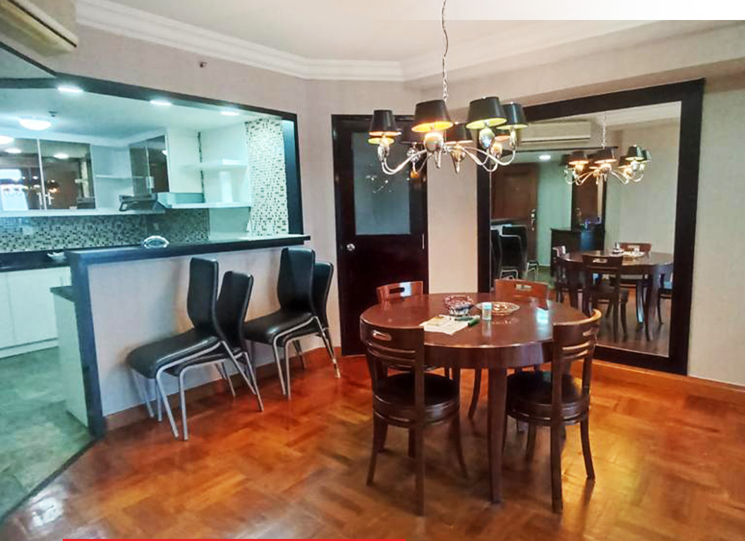 Taman Anggrek Condominium, 2 Bedroom 88m2, Fully Furnished, City View
