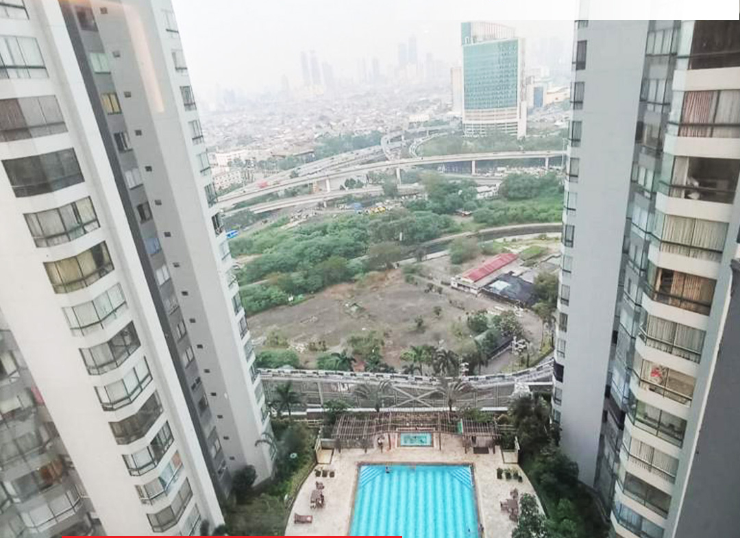 Taman Anggrek Condominium, 2 Bedroom 88m2, Fully Furnished, City View