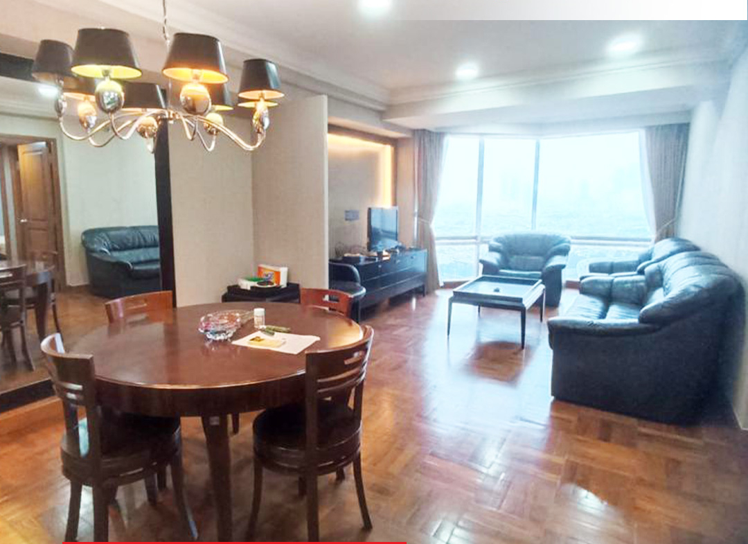 Taman Anggrek Condominium, 2 Bedroom 88m2, Fully Furnished, City View