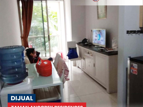 Dijual Taman Anggrek Residences, 2 Kamar Tidur, Lantai Bawah, Hadap Taman