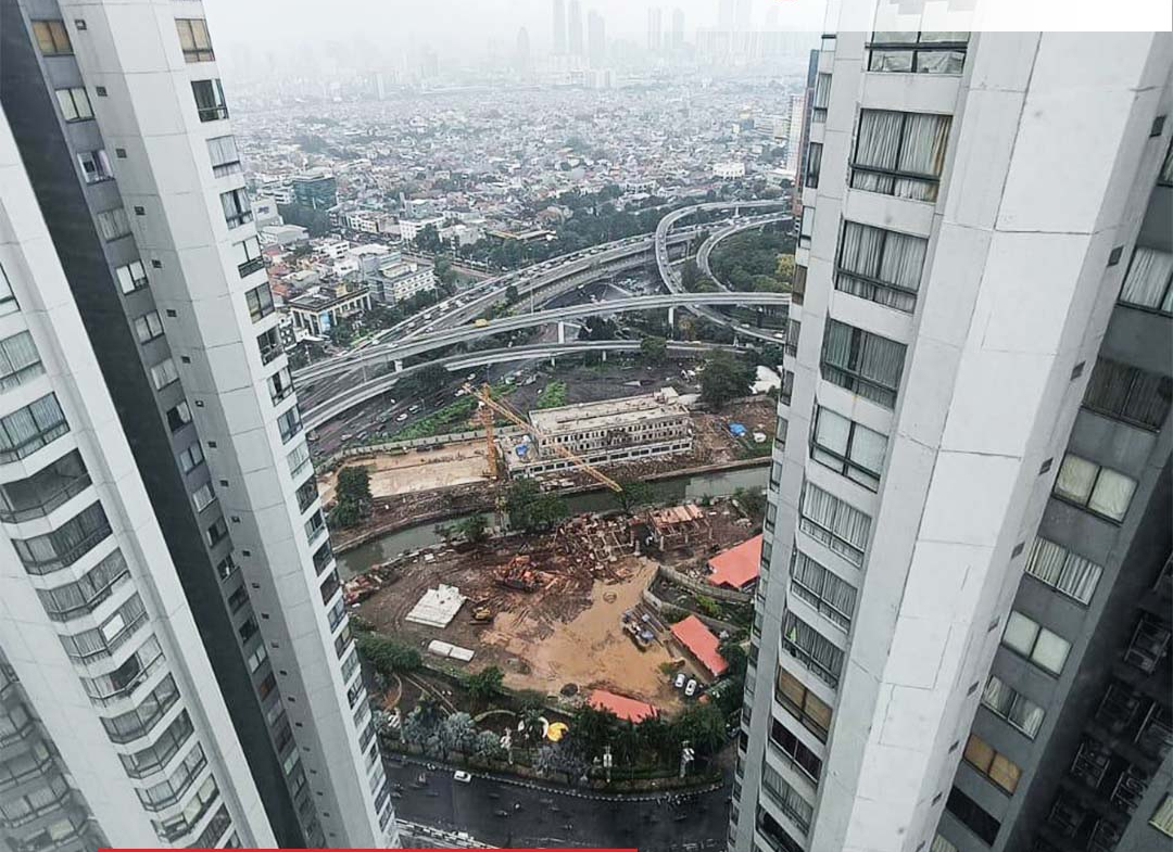 Sale Taman Anggrek Condominium Combined Unit Fully Furnished 4BR, High Floor