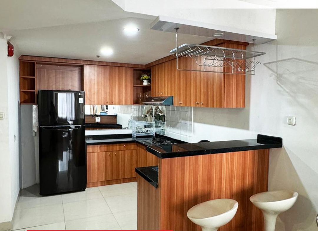 Good Condition Fully Furnished Taman Anggrek Condominium 2 Bedroom, Middle Floor