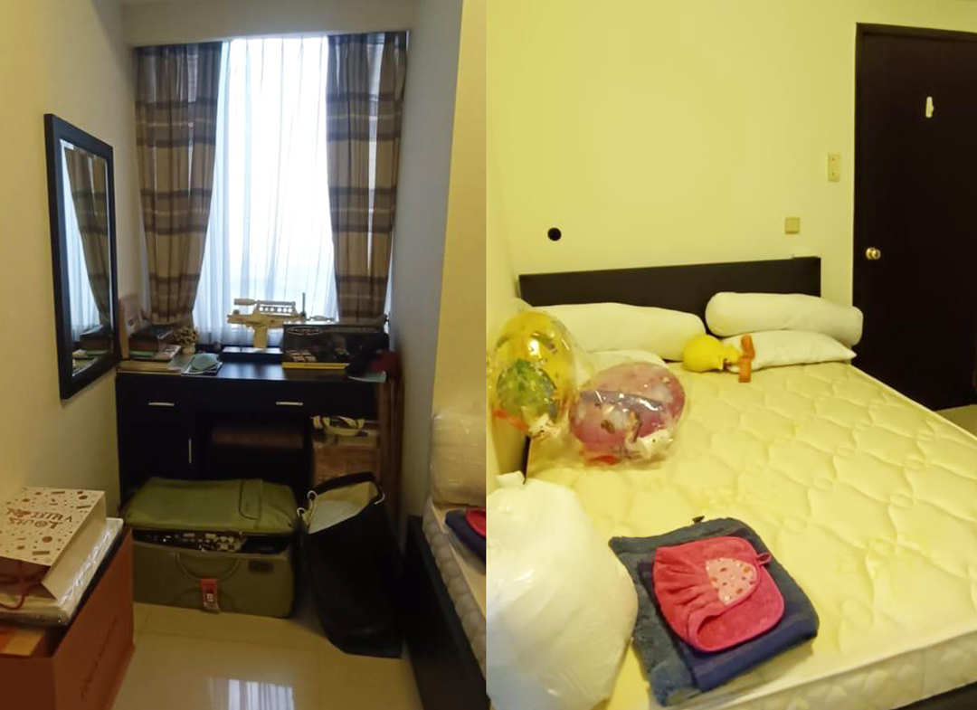 Dijual Semi Furnished, Taman Anggrek Condominium, 2 Bedroom, Middle Floor
