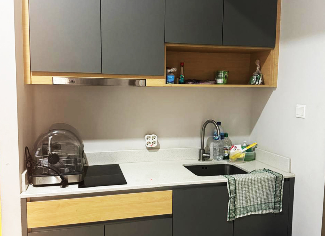 Disewa Taman Anggrek Residences Fully Furnished, 1 Bedroom, Low Floor, Pool View
