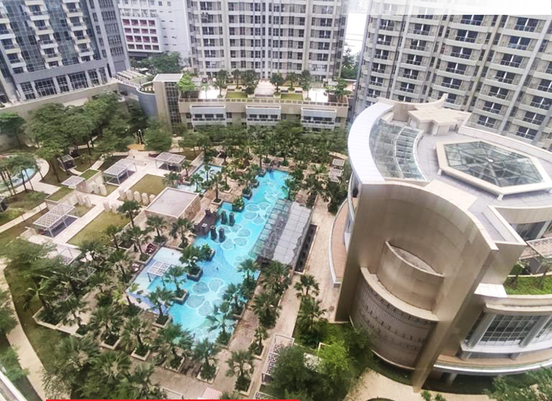 Taman Anggrek Residences Studio, Fully Furnished, Middle Floor, Pool View