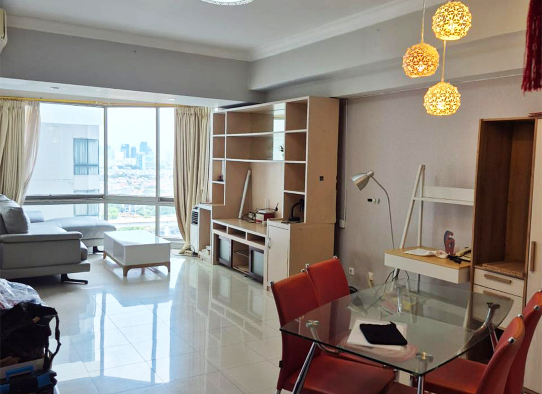 Dijual 2 Bedroom, Fully Furnished, Taman Anggrek Condominium, Low Floor