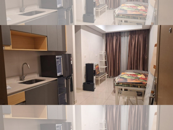 Disewa Taman Anggrek Residences 3 Bedroom 65sqm, Middle Floor, City View