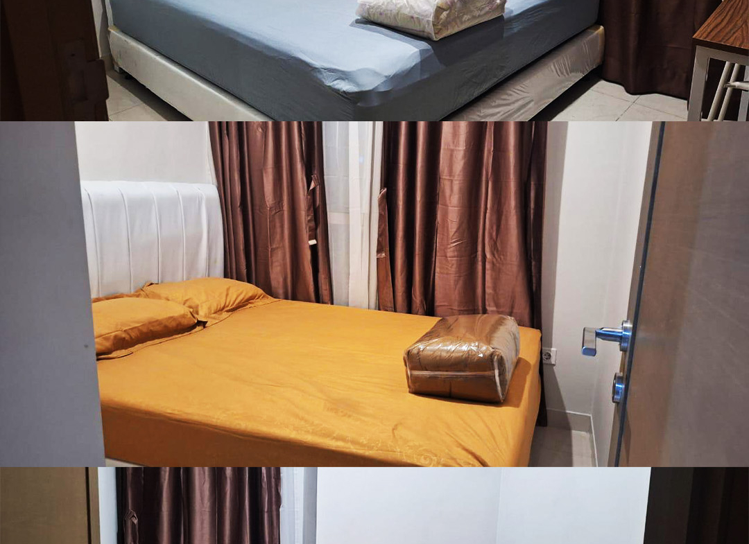 Disewa Taman Anggrek Residences 3 Bedroom 65sqm, Middle Floor, City View