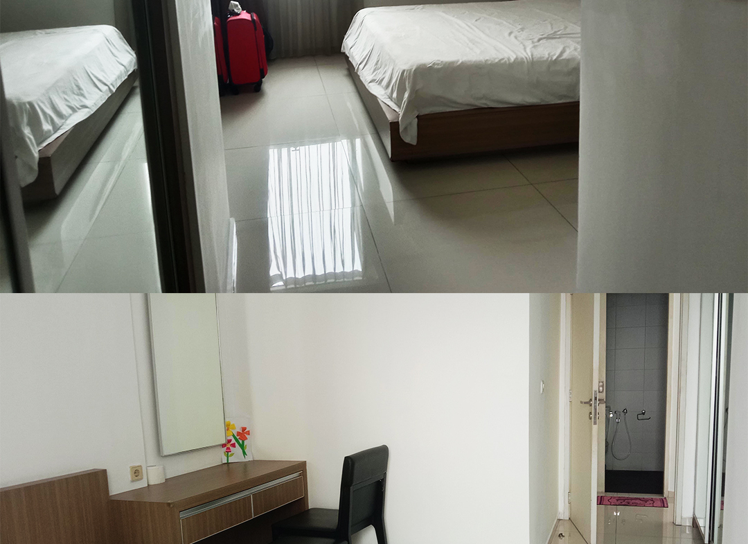 Disewa Fully Furnished, Taman Anggrek Condominium, 2 Bedroom, Middle Floor