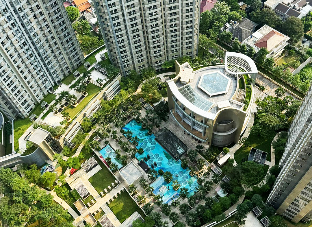 Taman Anggrek Residences Semi Furnished, 2 Bedroom, High Floor, Pool View