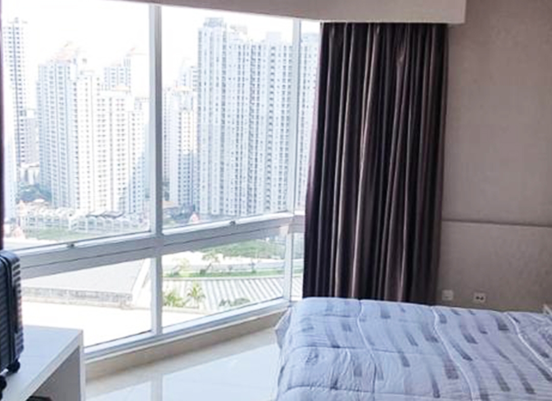 Dijual Taman Anggrek Condominium, Fully Furnished, 2 Bedroom 88sqm, City View