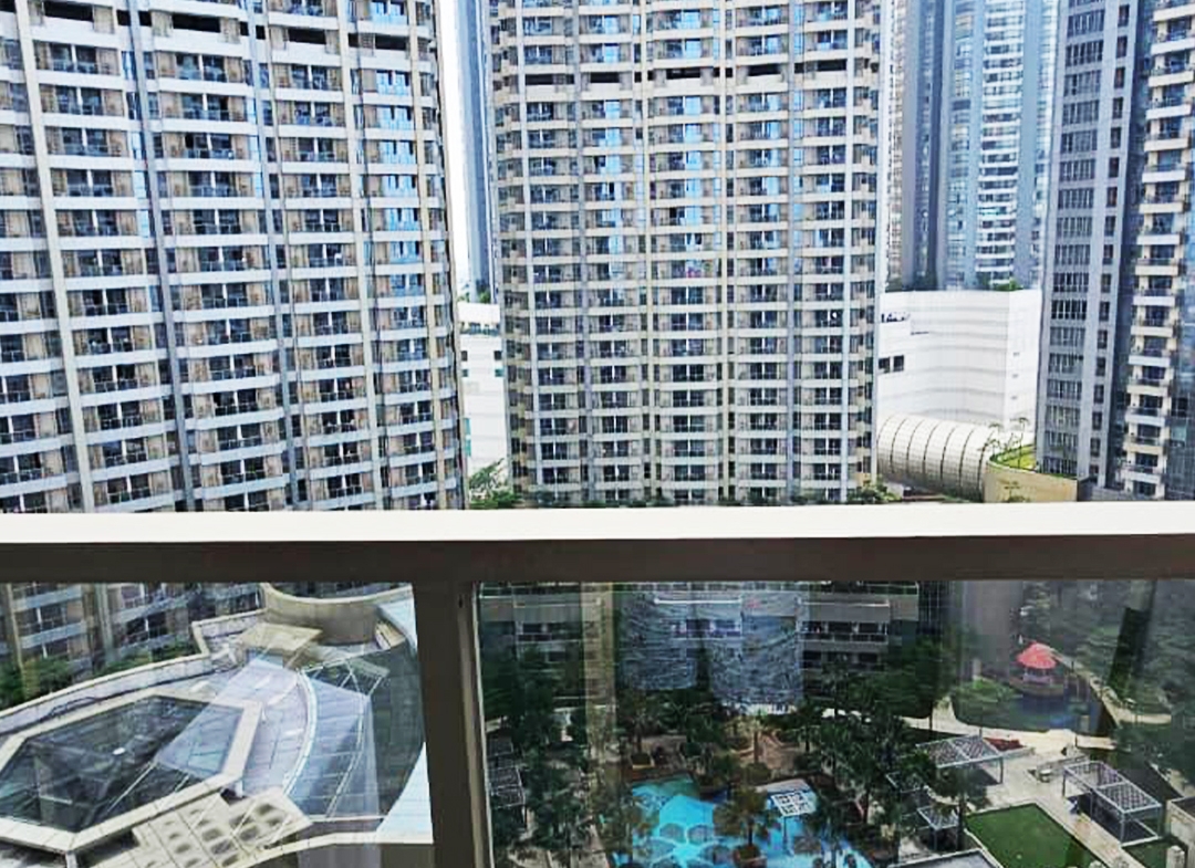 Disewa Taman Anggrek Residences 1 Bed Studio, Fully Furnished, Pool View